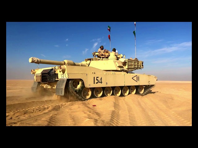 Kuwait Land Forces, Royal Saudi Land Forces, and U.S. Army Soldiers conduct armor platoon live-fire