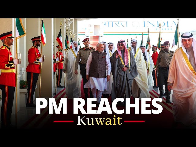  LIVE: PM Modi arrives in Kuwait 